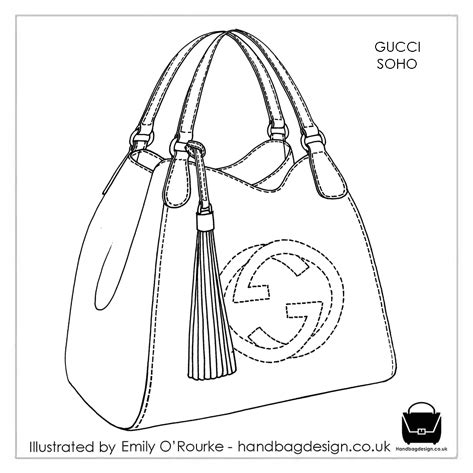 how to draw a gucci purse|diy gucci drawings.